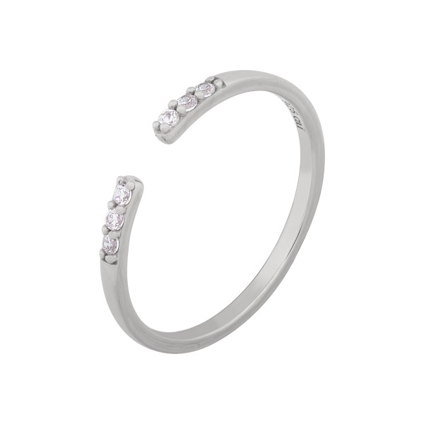 cai love Ring 925/- Sterling Silber rhodiniert Zirkonia