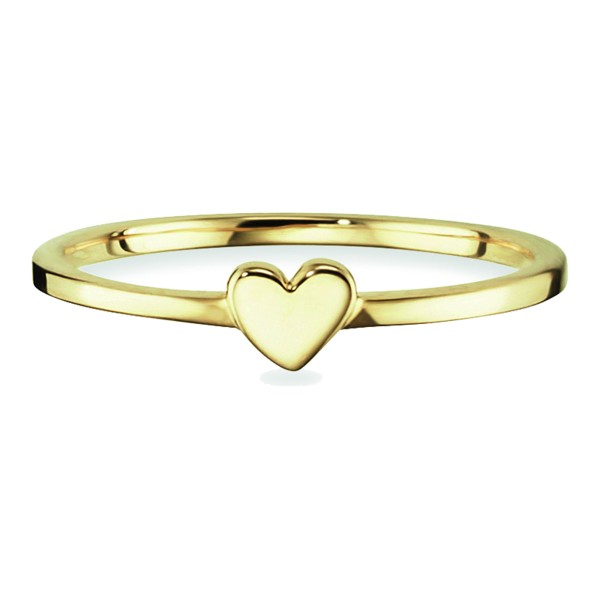 cai love Ring 925/- Sterling Silber vergoldet ohne Stein