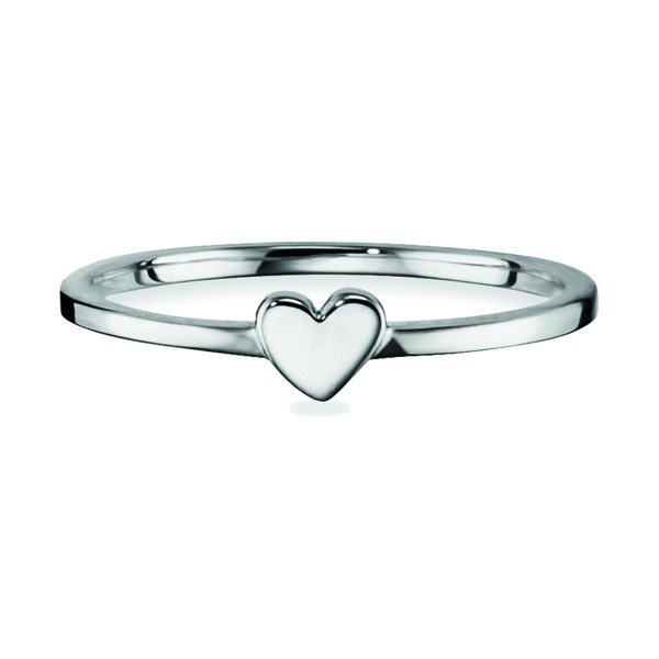 cai love Ring 925/- Sterling Silber rhodiniert ohne Stein