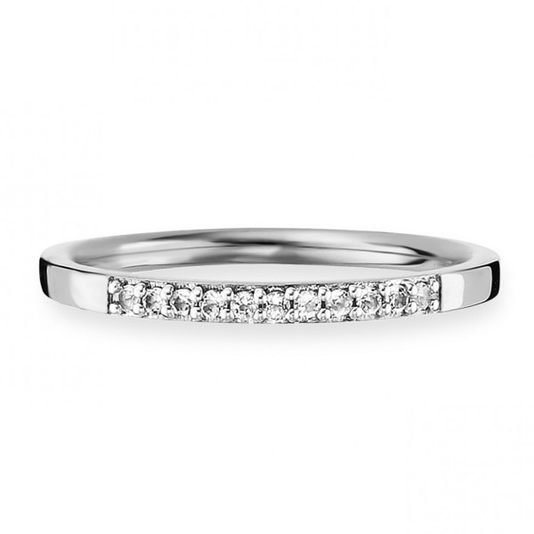 cai women Ring 925/- Sterling Silber rhodiniert Topas 0,110ct