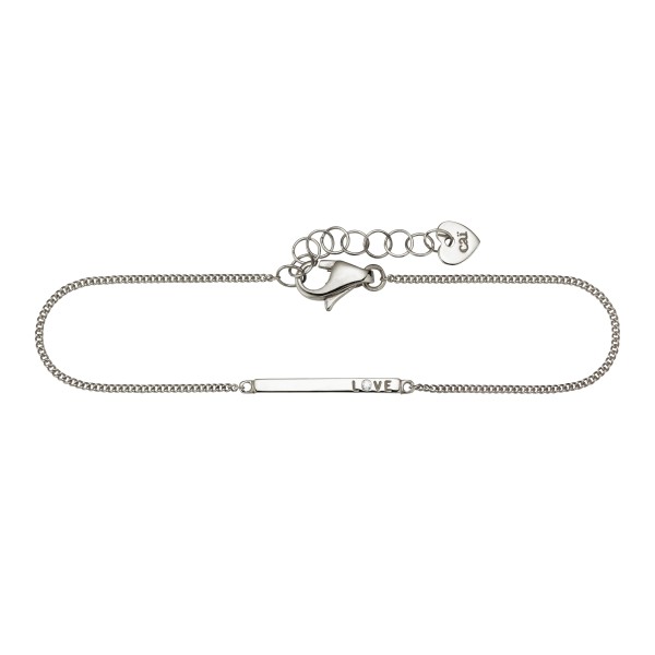 cai love Armband keine / nicht relevant 925/- Sterling Silber rhodiniert 15+3cm Zirkonia