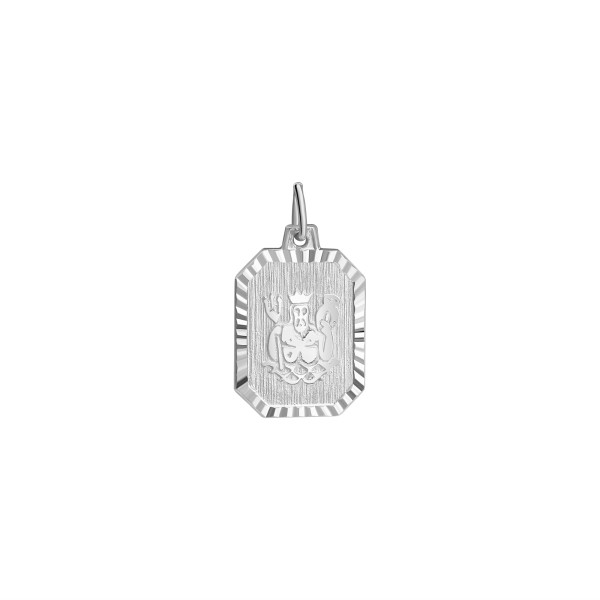 Anhänger Sternzeichen Wassermann 925/- Sterling Silber rhodiniert 2,2cm