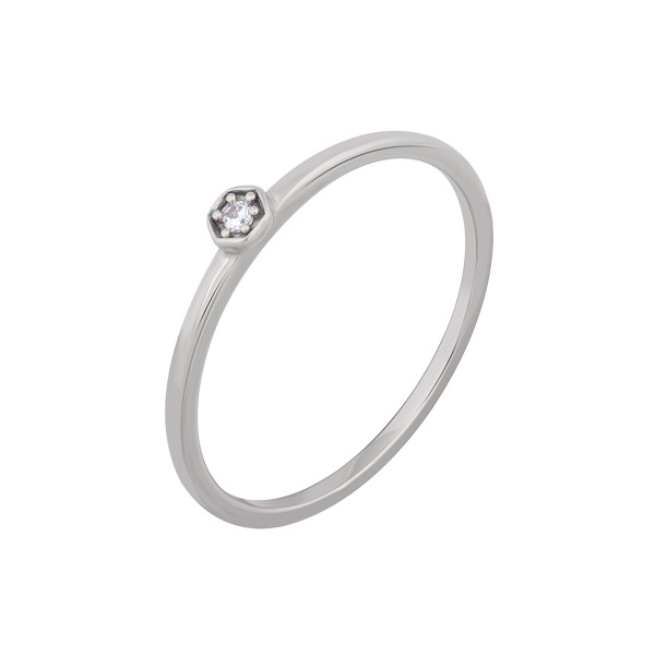 cai love Ring 925/- Sterling Silber rhodiniert Zirkonia