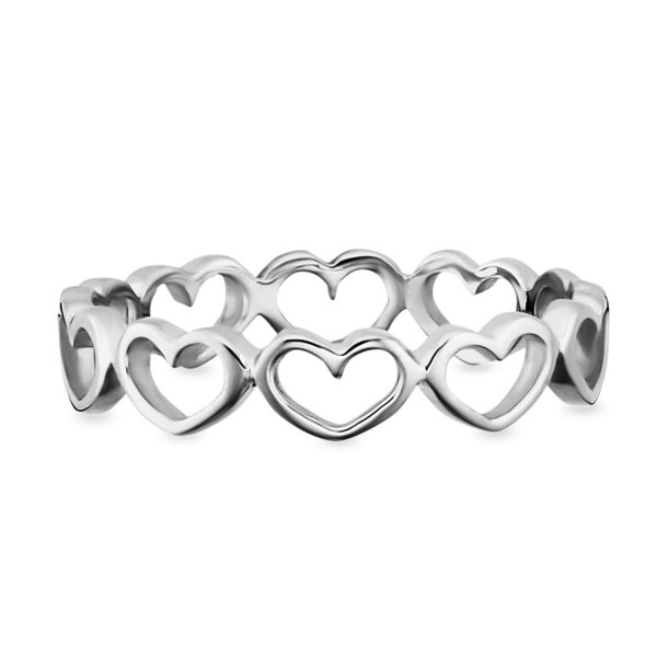 cai love Ring 925/- Sterling Silber rhodiniert ohne Stein